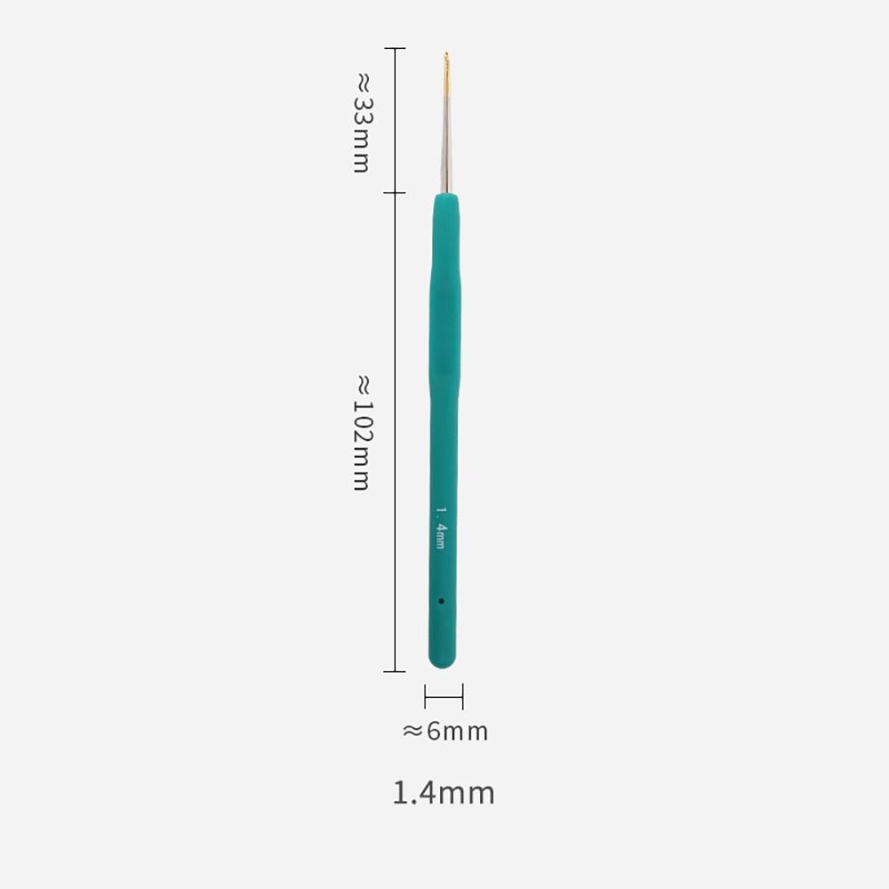 New Rubber Handle Knitting Needles Long Multisize Crocheting Hooks Crocheting Needles Scarf