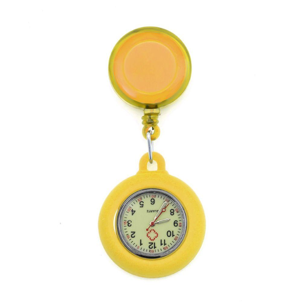 Silicone Pocket Watch Clip-on Doctor Hanging Luminous Fob Watch Nurse