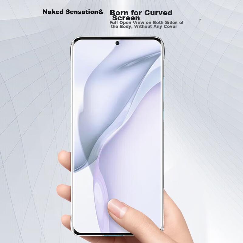 Bare Phone FeelCase for Honor 70 Pro, Ultra-Thin Fully Transparent Borderless Hard, Shockproof Simple Design for Women And Me