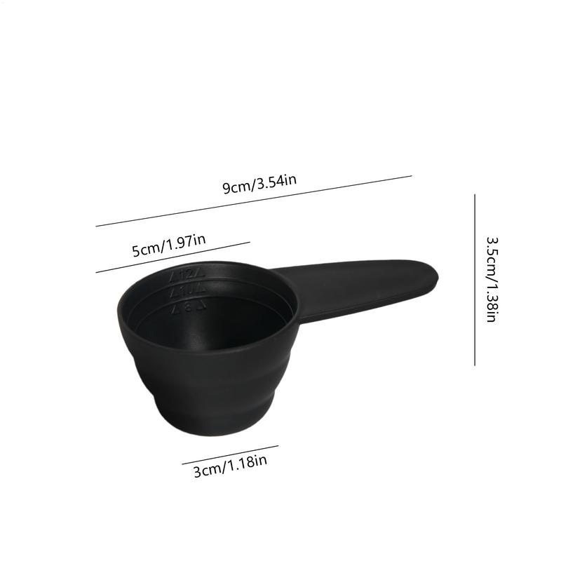 Coffee Measuring Spoon Plastic Measuring Spoons Short Handle Tablespoon Tea Sugar Cereal Milk Flour Grains Condiment Spoon