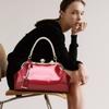 Fashionable Patent Leather Glossy Women's Bag, Red Grand Handbag, Women's One Shoulder Diagonal Cross Bag