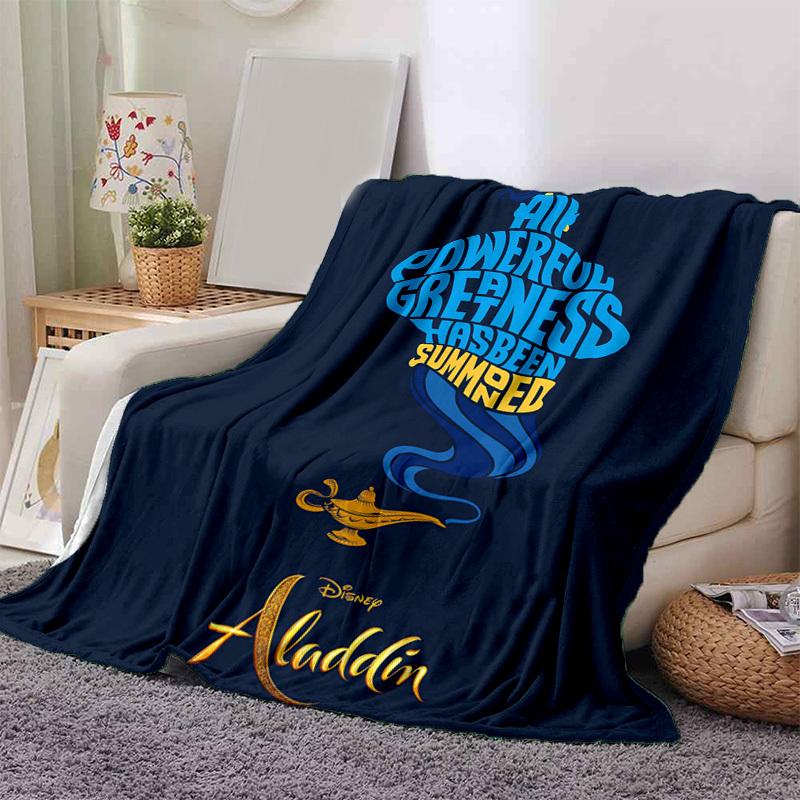 1pc, Aladdin-Inspired Home Decor: A Magical Home Blanket, Soft Flannel Throw for Your Living Room, Bedroom, or Outdoor, Perfect Gift Idea