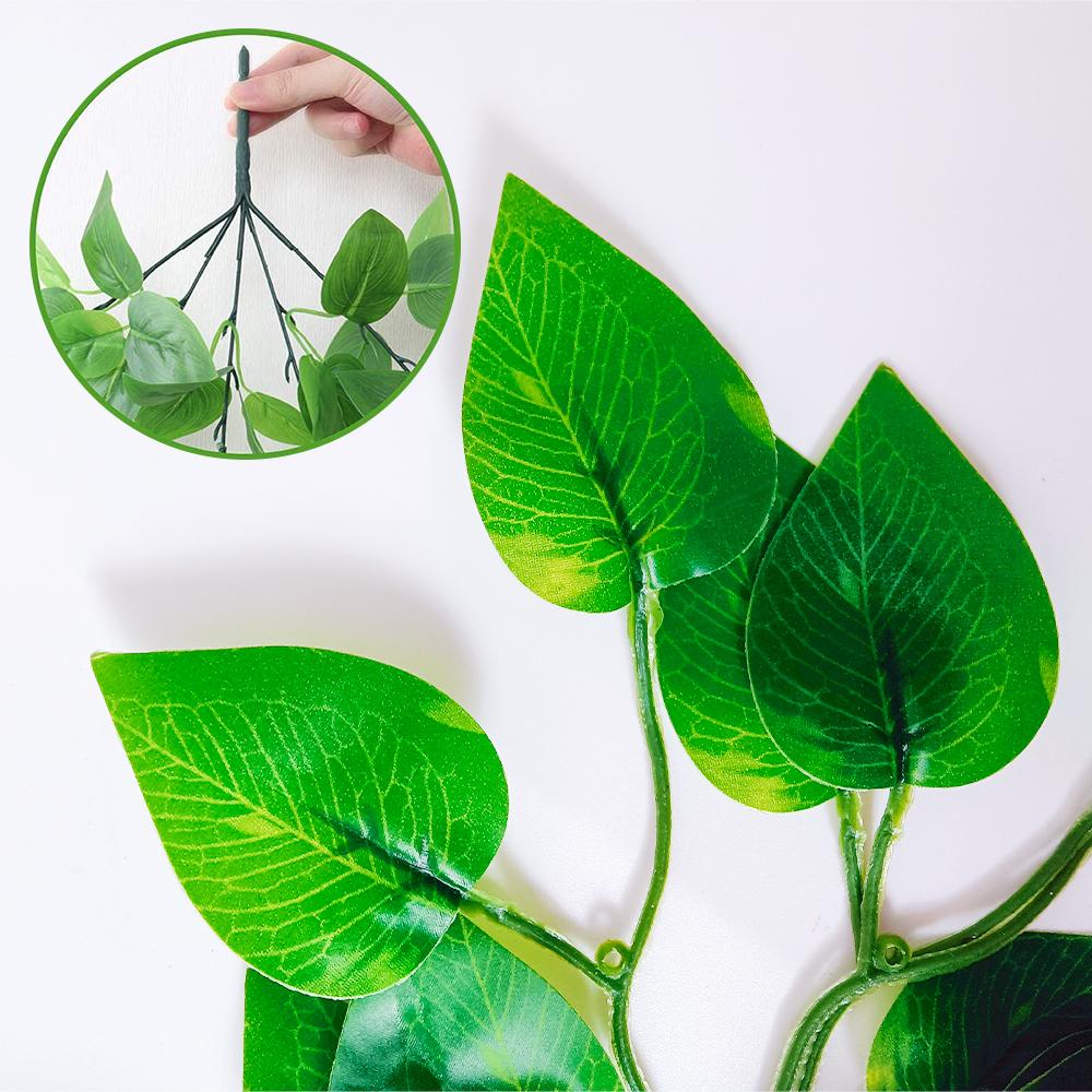 Искусственные листья плюща, бегония, искусственные листья, венок из виноградной лозы, листья растения, искусственное растение, украшение дома, веревка из ротанга, стена