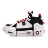Баскетбольные кроссовки Li Ning Paris Fashion Week Wudao Ace Fabric Synthetic Leather Nubuck Mid-Top Retro, женские кроссовки, цвет черный, белый, красный AGBN062-12