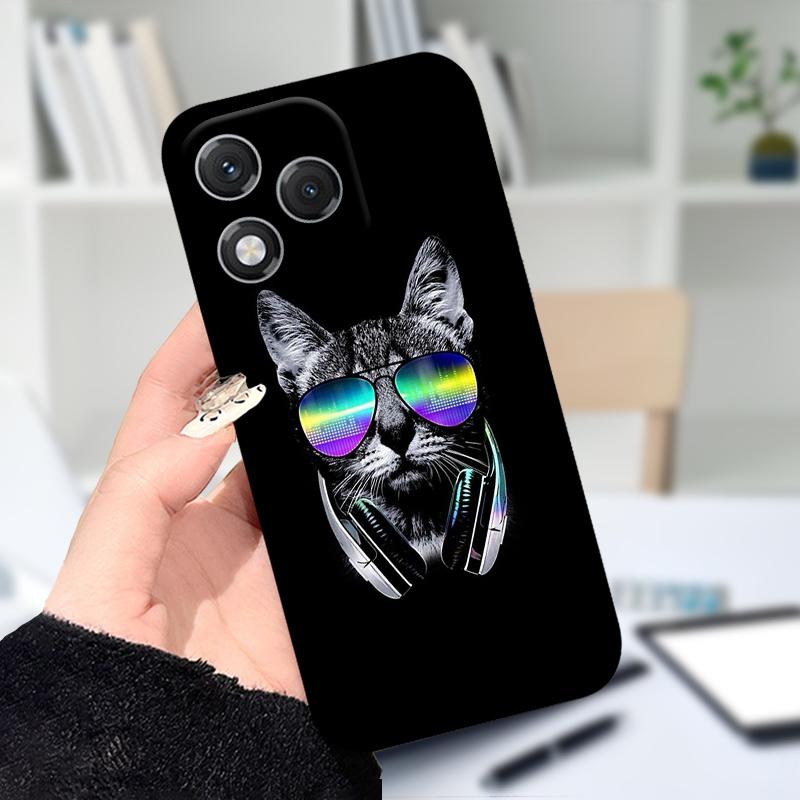 Модный окрашенный чехол Para для Honor 400 Lite 5G, мягкий чехол ABR-NX1, силиконовый TPU, защитная крышка для телефона для Honor 100 200 Pro, протектор