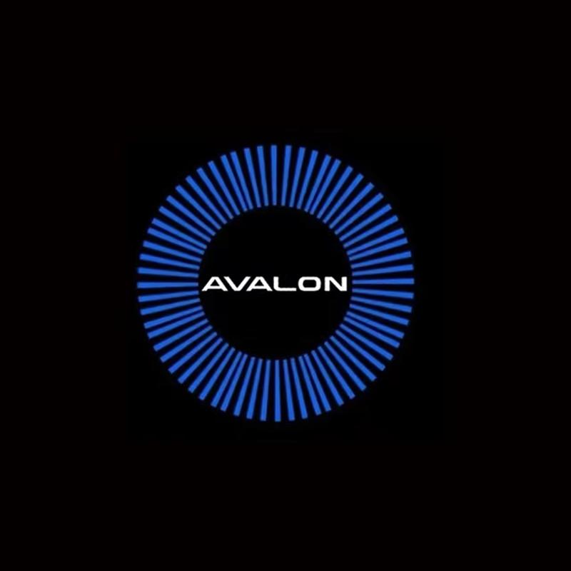 2 шт. Светодиодные логотипы приветствия на двери автомобиля, стайлинг, для AVALON 2013-2019, лазерный проектор, лампа тени-призрака, декоративные аксессуары