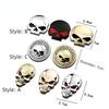 Car Personality Metal Skull Logo Refitted Metal Is Suitable for Car Body To Stick the Tail Logo and the Machine Head Logo