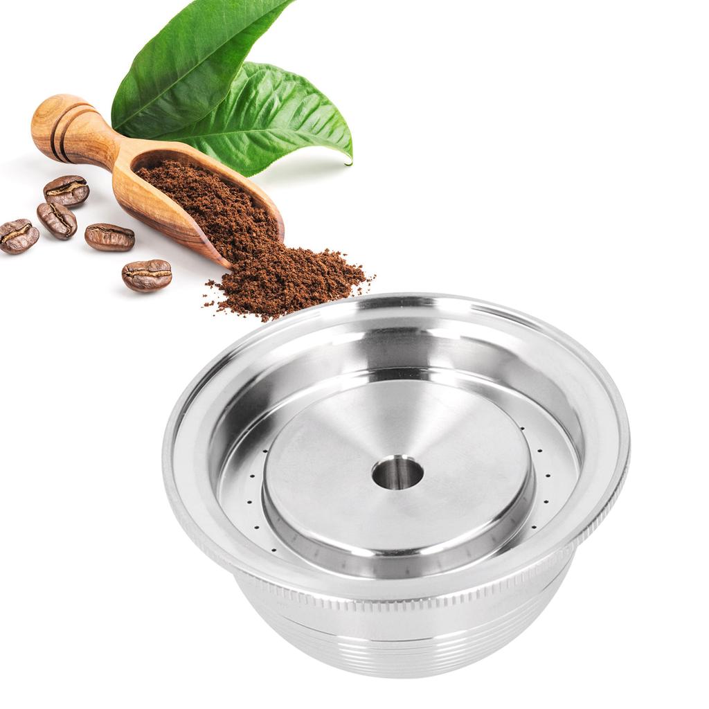 Набор кофейных капсул из нержавеющей стали, полусферические сменные фильтры для Nespresso Vertuo Plus