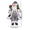 Christmas Santa Claus Figurine Family Kids Toy Doll Toy Gift New Year Gift Decoration for Holiday Party Fireplace Bedroom Decor