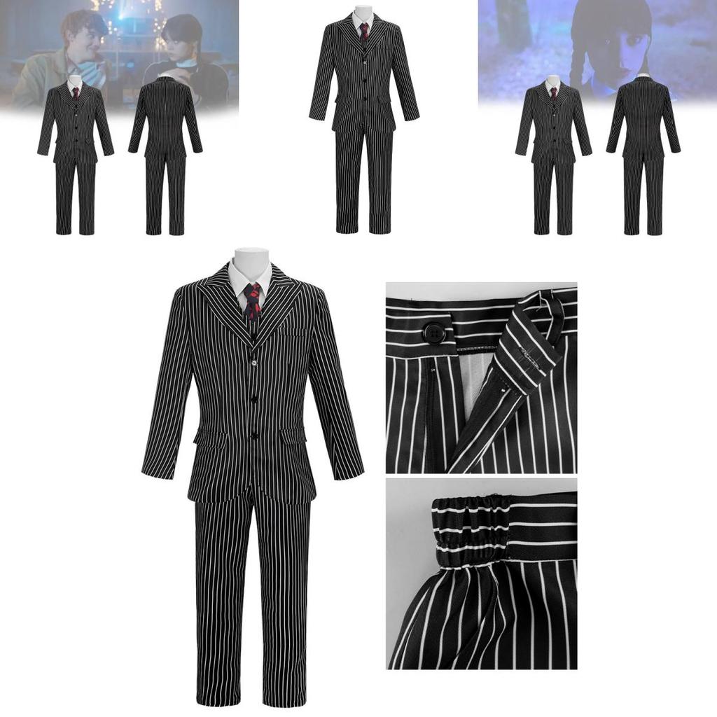 Wednesday Season 2 Cosplay Costume With Polyester Fabric For Halloween Stage Performance