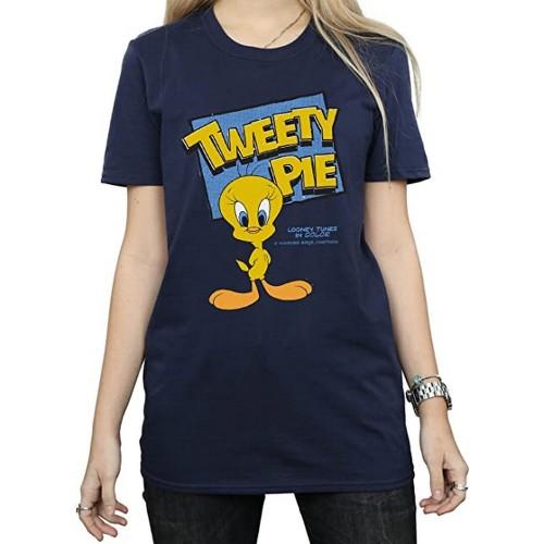 Looney Tunes Womens/Ladies Tweety Cotton Boyfriend T-Shirt