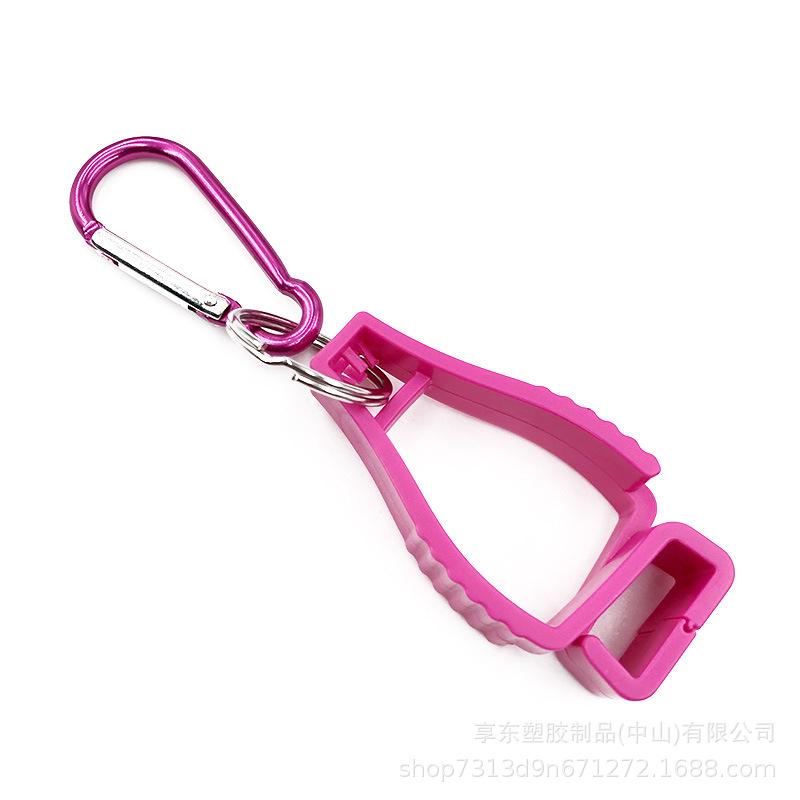 Зажимы для перчаток для рабочих перчаток, зажим для перчаток, зажим для ремня с металлическим крючком, портативный держатель для рабочих перчаток, зажим с пластиковым крючком