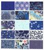 Kawasumi Washi Chiyogami Yuzen Washi 15 15 Синяя бумага, 15x15см, Узоры, Листы,