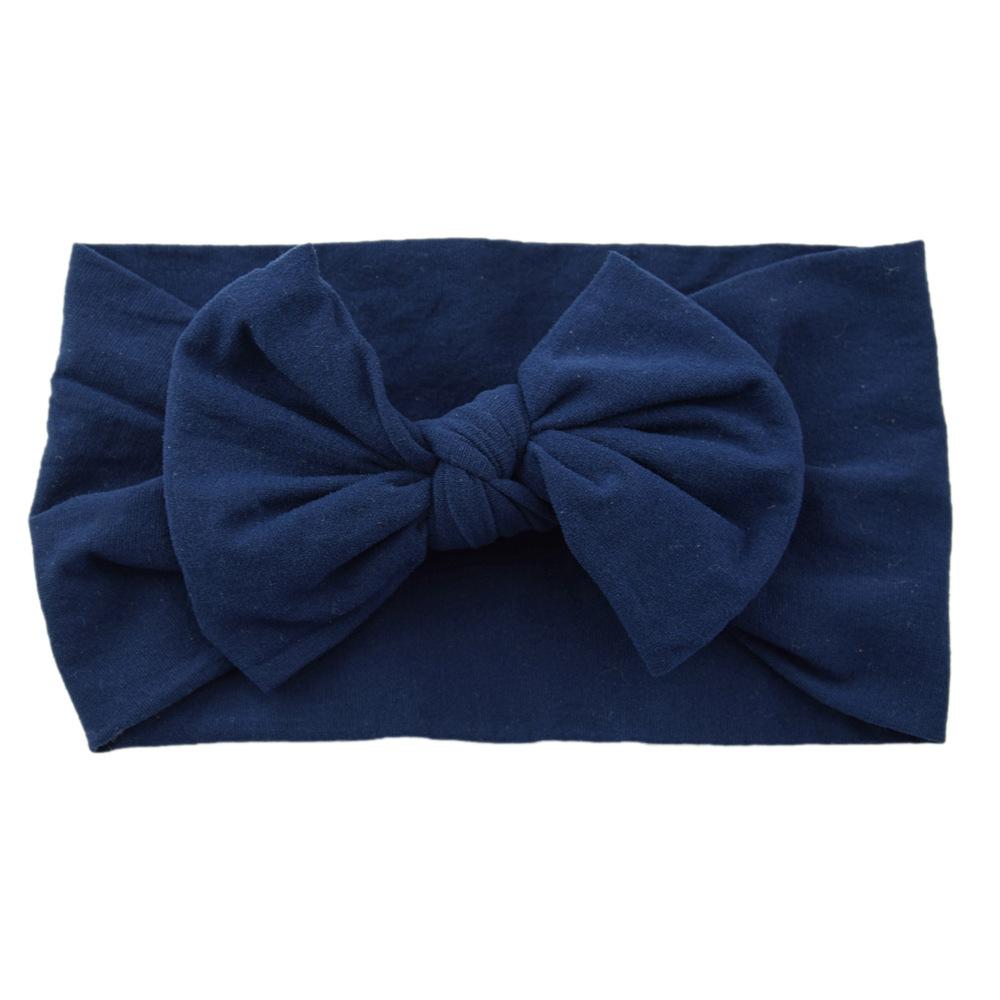 Детские аксессуары для волос, нейлоновый бант, детская повязка на голову, супер мягкая широкая повязка на голову, детские чулки, повязка на голову