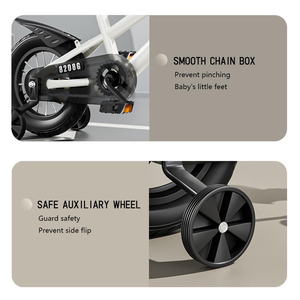 Детский велосипед для девочек в возрасте от 3 до 7 лет с корзиной для тренировочных колес. Детский велосипед.