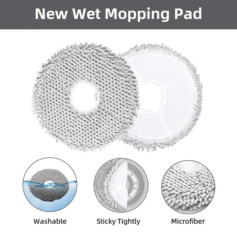 For Ecovacs Deebot T30 Pro / T20 / T10 / X1 / X2 omni Turbo Mop Cloth Robot Vacuum Cleaner Mop Pads Accessories Parts