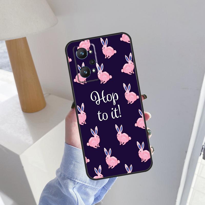 Мультяшный Кролик Заяц Для Realme 10 Pro Plus C55 C35 C33 C31 C30 C21Y GT Neo 5 OnePlus 11 Nord 3 2T CE 2 Lite Чехол