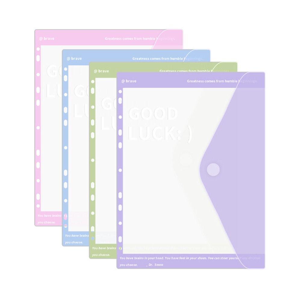 Transparent Data Book 11-Hole Exam Paper Storage Bag New File Bag Students