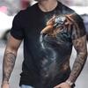 3D Digital Printing Pattern Short Sleeve Men's and Women's Casual Street T-shirt