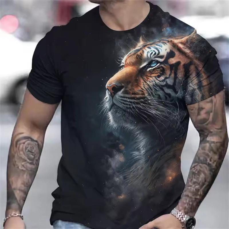 3D Digital Printing Pattern Short Sleeve Men's and Women's Casual Street T-shirt