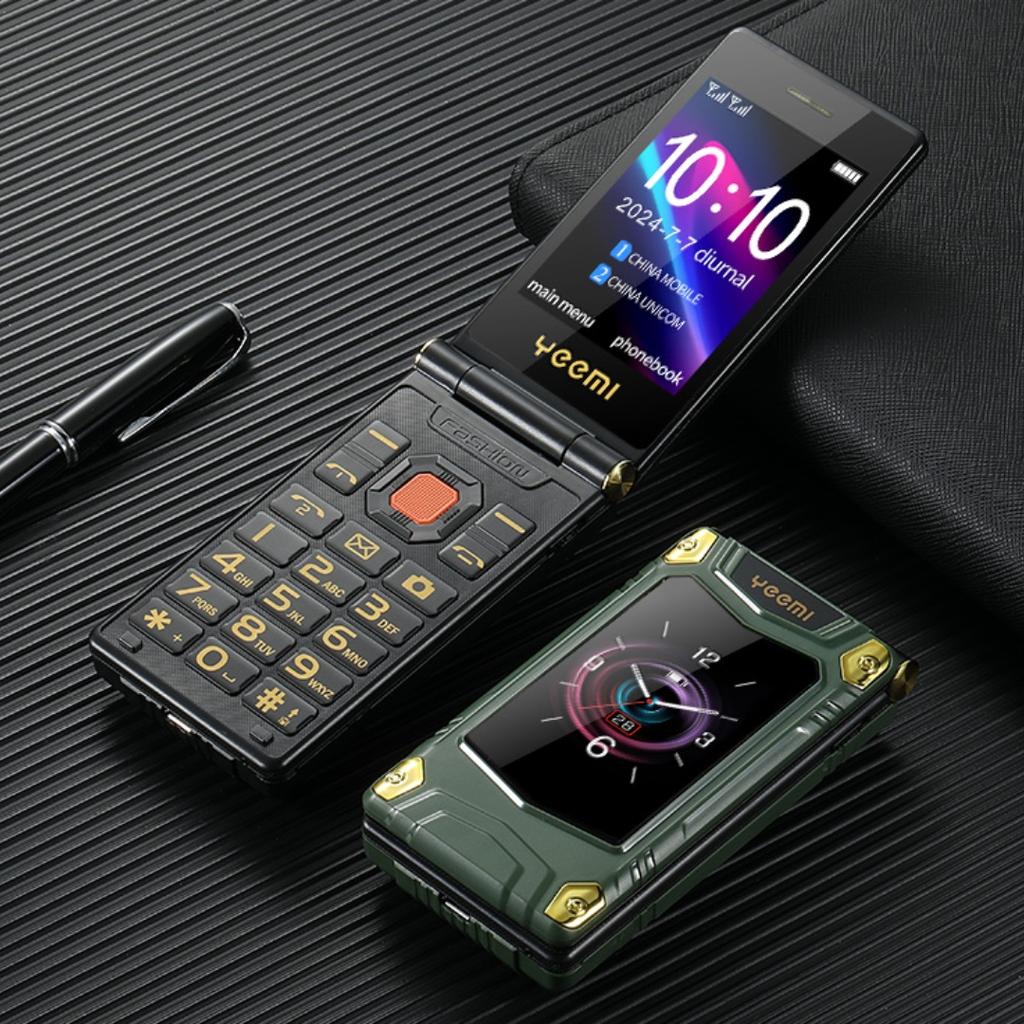 YEEMI M7+ LTE 4G Full Netcom 2,8-дюймовый экран Мобильный телефон с двумя SIM-картами 8 Вт Камера Bluetooth FM-радио Видеоплеер Раскладной телефон 2300 мАч