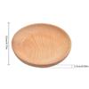 1 шт. Круглая обеденная тарелка из бука, поднос для десертов в западном стиле, органайзер для фруктов и сухофруктов, домашний декор