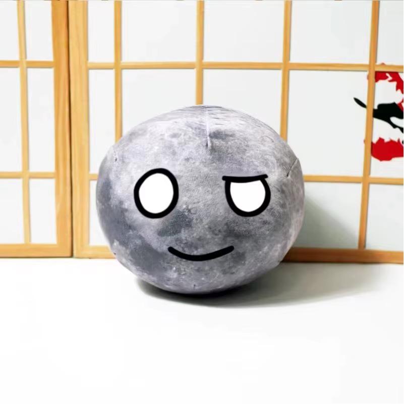 9 см Polandball Мини плюшевая игрушка Солнечная система Земля Луна Венера Уран Нептун Марс Юпитер Countryball Мультфильм Периферийные подарки