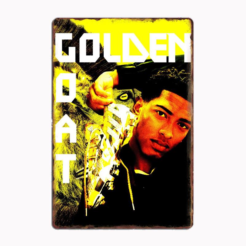 Джуд Беллингем Футбол Спорт Игрок Плакаты Металлический Знак Плакат Гараж Комната Кинотеатр Гостиная Пользовательские Жестяные Винтаж Домашний Декор