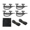 4 Pieces Car Roof Rack U Bolt Clamp Fixing Kit, Mounting Cargo Carrier Rooftop