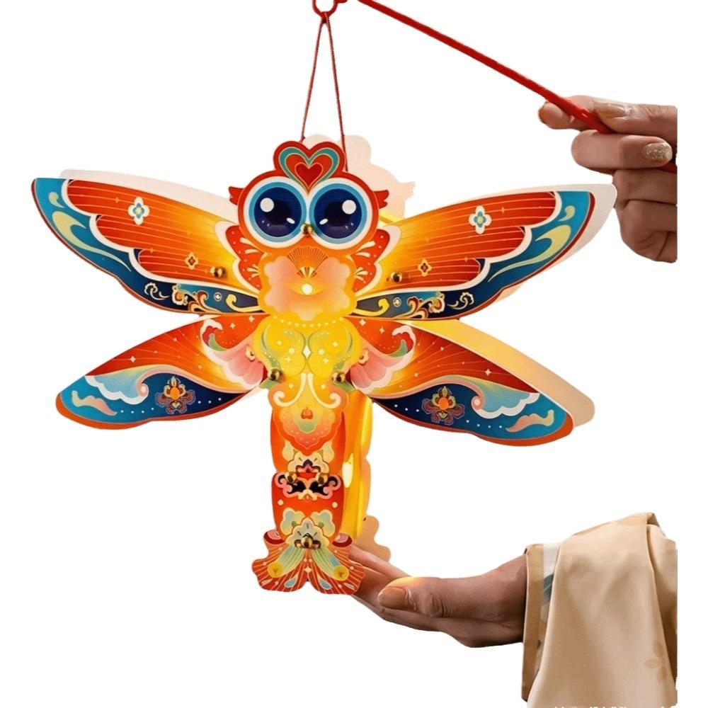 Paper Children's Hand-held Lanterns Butterfly Luminous Lantern Children Activity