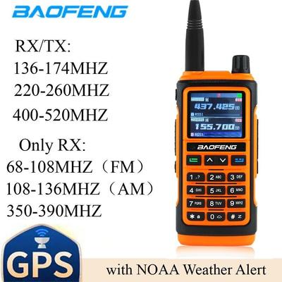 Baofeng UV-17H с многодиапазонным радиолюбителем GPS и оповещением о погоде NOAA
