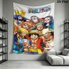 Тканевое панно с Манки Д. Луффи из One Piece Эстетичное настенное панно Печатный тканевый плед Декоративные панно для спальни гостиной Домашний декор