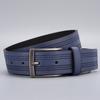 Мужской ремень из цинкового сплава с пряжкой на пуговицах, деловой повседневный ремень для мужчин