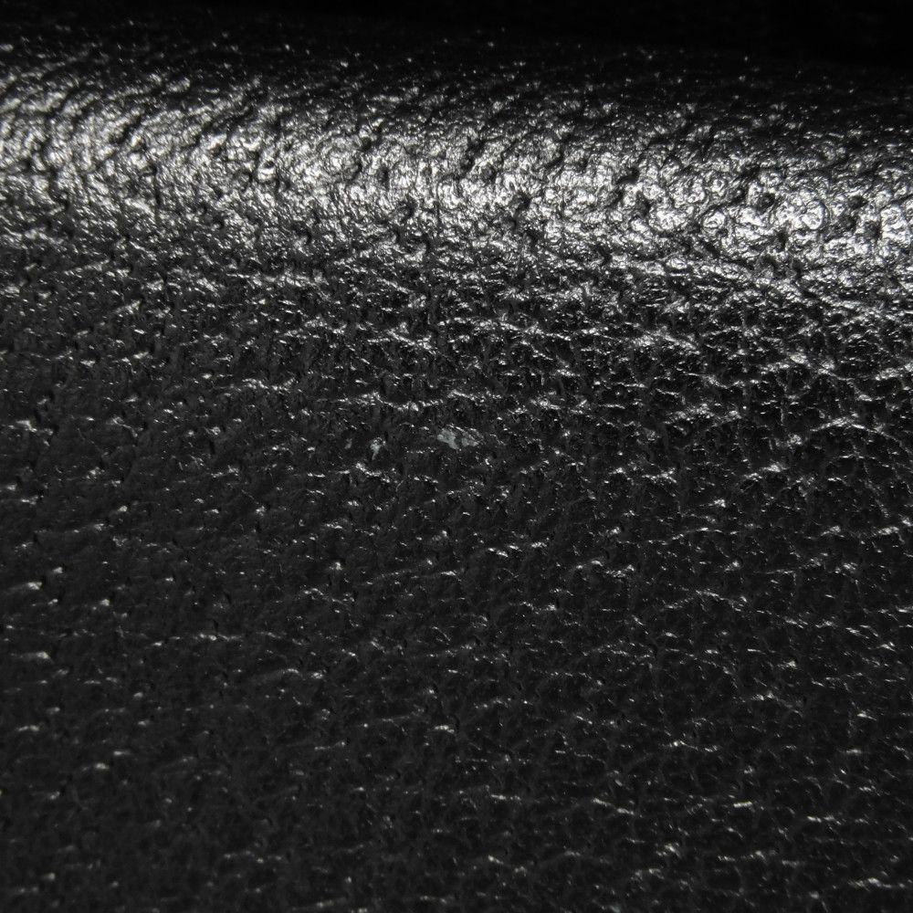 Used GG Canvas Messenger Bag 9539 256100 7921 Calfskin Crossbody with Embossed Logo, Black Men's from Japan AUTHENTIC