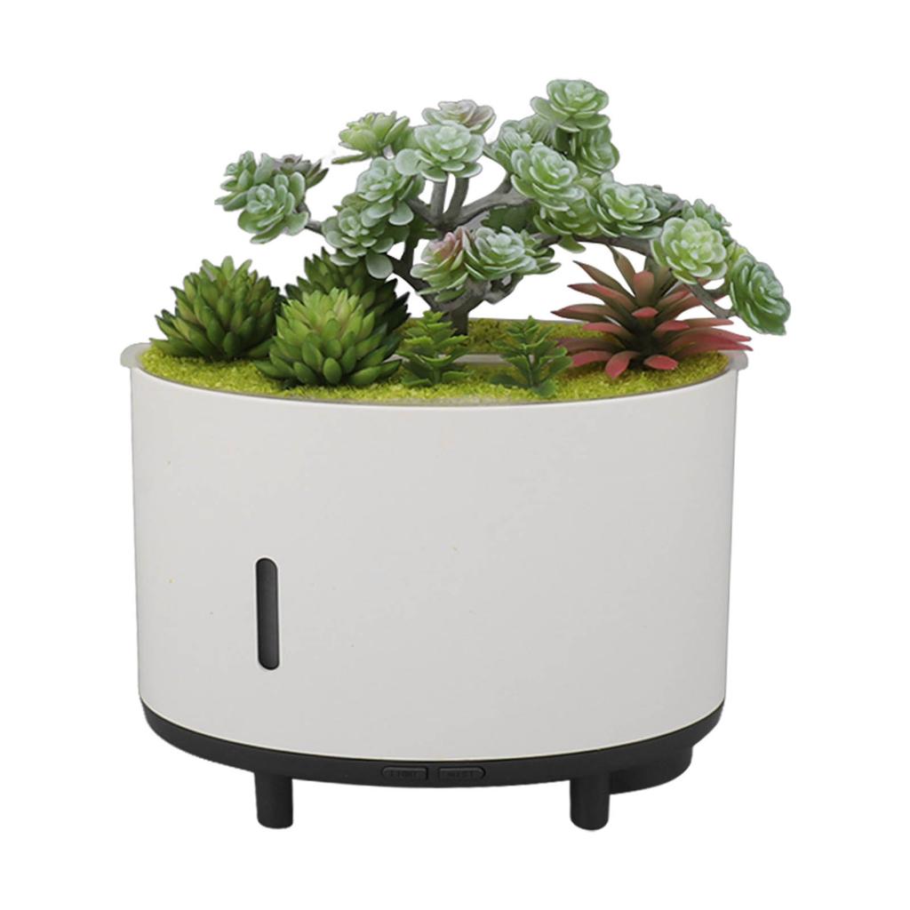 Simulation Plant Humidifier USB Charging Quiet 200ml Automatic Power Off Protection Portable Mini