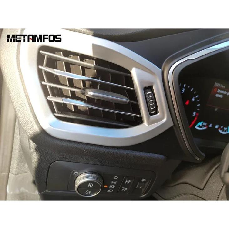 For Ford Kuga Escape - 2024 2025 Carbon Fiber Side Front Air Condition Vent Outlet Cover Trim Accessories Car Styling