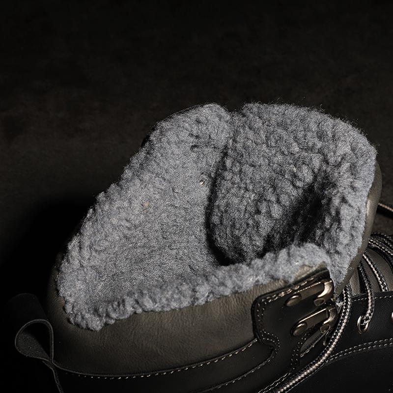 Men Boots High Quality Hking Shoes High Top Shoes Tactical Sneakers Snow Wniter Boots Outdoor Mountaineering Camping Thick Sole