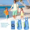 Summer Vacation Travel Bag for Sand Seashell Toy Collect Swimming Bath Packing Bag Outdoor Sand Play Backpack for Kids