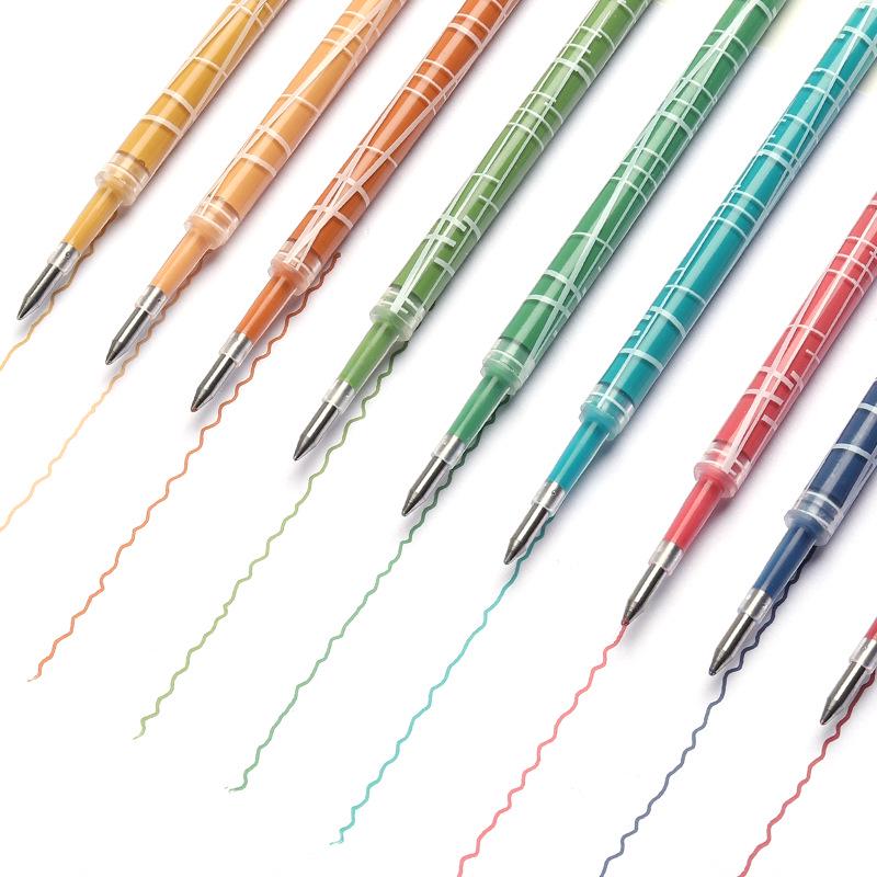 Ретро стержни для ручек в цветах Моранди: Нажимной тип, Нейтральные оттенки, Идеально для студентов, Ежедневников, Выделения и Канцелярия в японском стиле