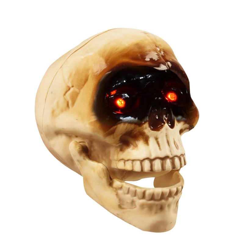 Жуткие головы черепов Реалистичные головы черепов на Хэллоуин Украшения на Хэллоуин Жуткое украшение для двора Секретная комната Привидения