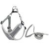 Small Dog Chest Chain Harness with Leash WI049DG, Gray, 1 Piece