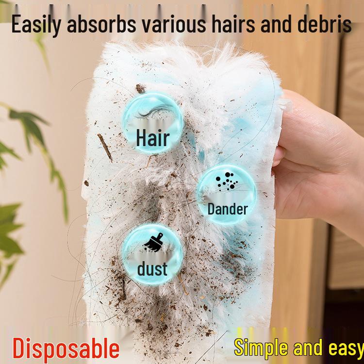 Electrostatic Replacement Dusting Brush for Home, Car, and Desktop Cleaning
