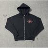 Corteiz Classic Ship Print Fleece Hoodie Sweatshirt Men Women Streetwear Loose Fit Casual Wear