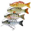 TRUSCEND 6 Joint Fishing Set of Looks Suitable for Saltwater and Minnow Fishing Sea Blue Spanish and Other Various Fishes [Mini Tilapia, Design] Lure,