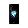 Чехол - BMW - Galaxy S24 FE - Логотип M - Светящийся - Карбон - Мягкий