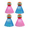 Flying Stability Badminton Colorful Badminton Balls Durable Shuttlecocks  Leisure Sport