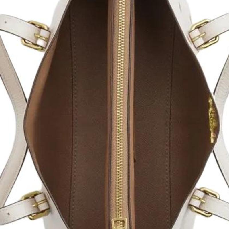 Coach Mollie Logo Star Print Leather Tote Bag Women tote Chalk White CW022-IMCAH