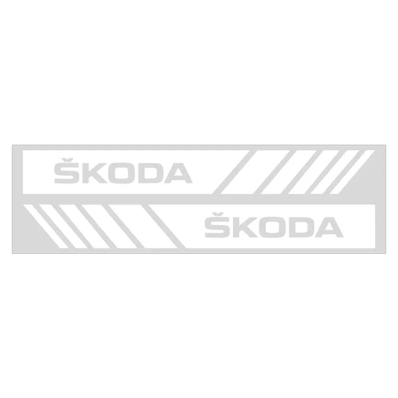 2pcs Car Rearview Mirror Decoration Sticker Body Decal For Skoda Octavia A2 A3 A5 A6 A7 Fabia Rapid Superb Yeti Car Accessories WL5