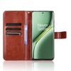 For OnePlus Ace 3 Pro 5G Wallet Case Leather Phone Cover Crazy Horse Texture