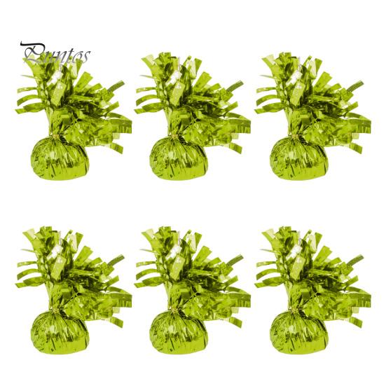 6 шт. грузила для воздушных шаров, анти-плавающие воздушные шары, гравитационные блоки, фольгированные, в бумажной упаковке, долговечные, многоразовые, изысканные, для свадебной вечеринки, выпускного вечера, фиксация воздушных шаров